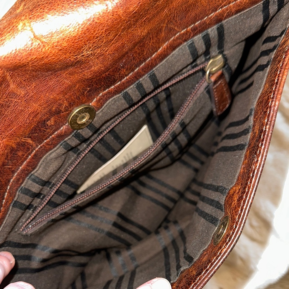 Frye Genuine Leather Messenger Bag - Picture 7 of 14